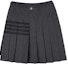 Lookbook (W) Falda Gris Clásica Plisada con Cordón de Thom Browne. FJK083A-J0051025