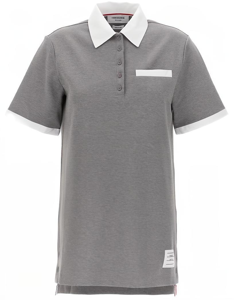 women-thom-browne-colorblock-half-placket-short-sleeve-dress-grey-fjd-101-a-j0074-055