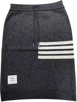 (W) トム ブラウン 4本バー プリント カジュアル ロングスカート FJK044A-07693-035 Order (W) トム ブラウン 4本バー プリント カジュアル ロングスカート FJK044A-07693-035