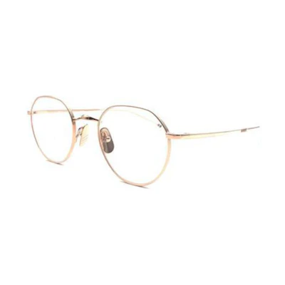 (Women) Thom Browne Gold Titanium Butterfly Optical Glasses with Slim Detail. UEO914AG0001710ROSEGOLD