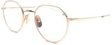 Order (W) Thom Browne Gafas Ópticas Mariposa Titanio Dorado con Detalle Delgado. UEO914AG0001710ROSEGOLD
