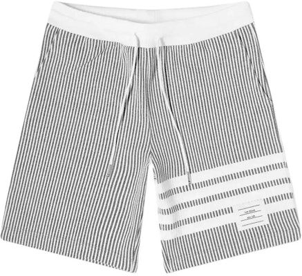 (W) THOM BROWNE Celana Pendek Kasual Abu-Abu Striped Lace-Up. FJQ096A-J0063-055 Buy (W) THOM BROWNE Celana Pendek Kasual Abu-Abu Striped Lace-Up. FJQ096A-J0063-055