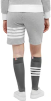Purchase (W) THOM BROWNE Celana Pendek Kasual Abu-Abu Striped Lace-Up. FJQ096A-J0063-055