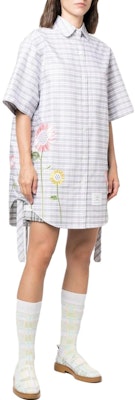 (W) 汤姆布朗 灰色花卉格纹短袖长款衬衫连衣裙 FDSD91E-E0344-035 Purchase (W) 汤姆布朗 灰色花卉格纹短袖长款衬衫连衣裙 FDSD91E-E0344-035