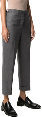 (W) Thom Browne 灰色中腰直筒休閒長褲 FTC392A-00626-035 Purchase (W) Thom Browne 灰色中腰直筒休閒長褲 FTC392A-00626-035