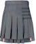 Buy (W) 톰 브라운 하이웨이스트 플리츠 미니스커트 그레이 4바 여름 캐주얼. FGC402A-04346-035