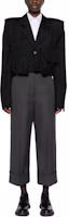 Lookbook (W) Thom Browne 高腰直筒休閒長褲 深灰色 FTC444U-F0345-025
