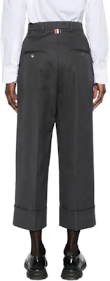 (W) Thom Browne 高腰直筒休閒長褲 深灰色 FTC444U-F0345-025 Purchase (W) Thom Browne 高腰直筒休閒長褲 深灰色 FTC444U-F0345-025