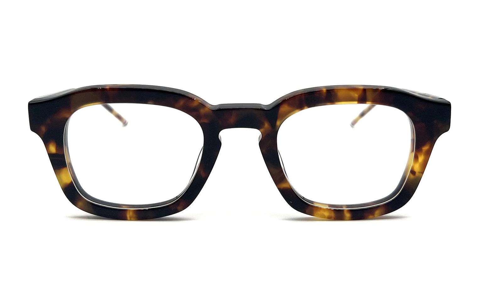 Lookbook (W) トムブラウン イレギュラートータスシェル ストライプディテール眼鏡 UEO412AG0002215