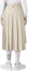 Lookbook (W) Thom Browne Rok Midi Khaki Academy Style Lipit dengan Resleting. FGC400U-04502-250