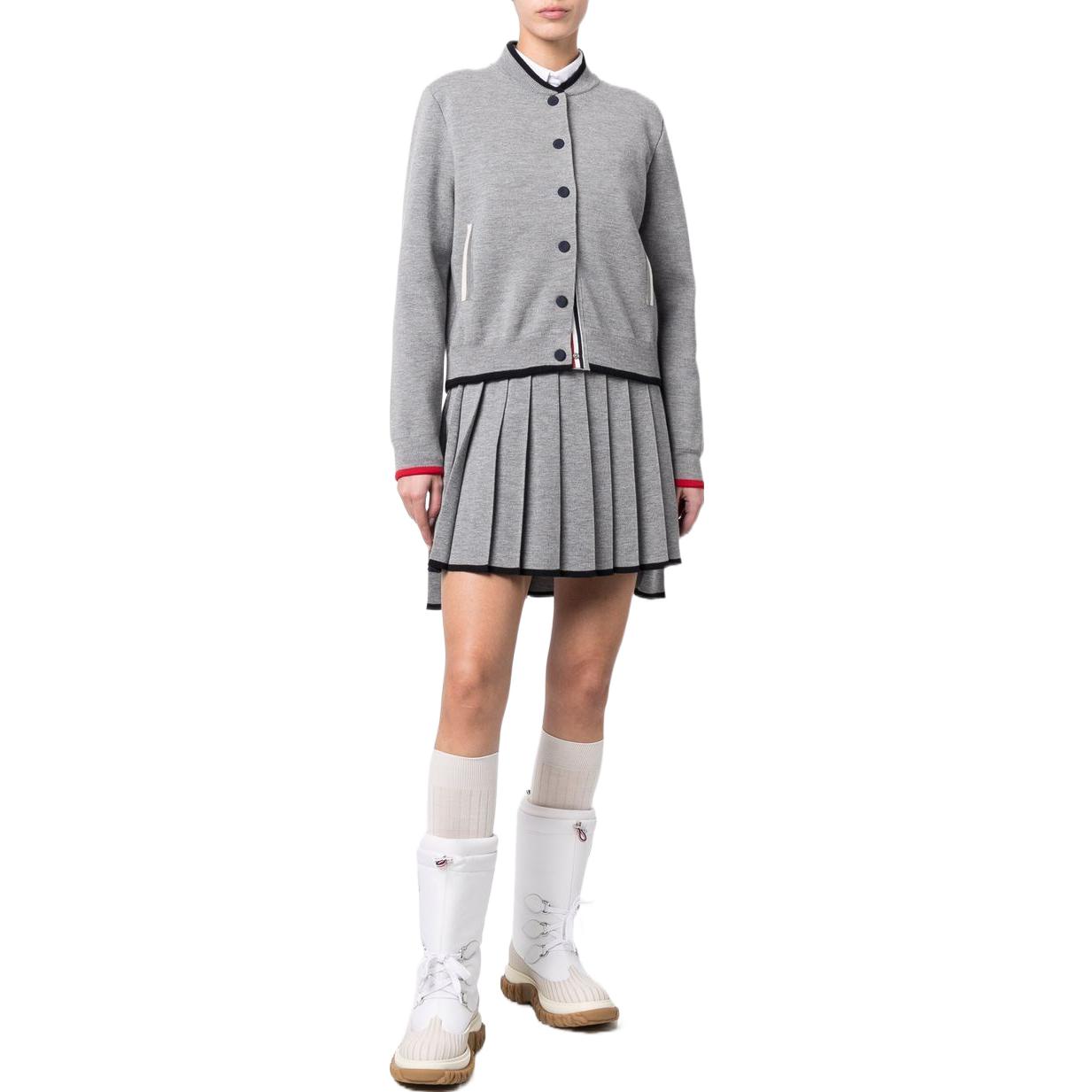 (Women) Thom Browne  Low-Rise Pleated Mini Skirt Casual Skirt FKK106A-Y1037-055 圖 3