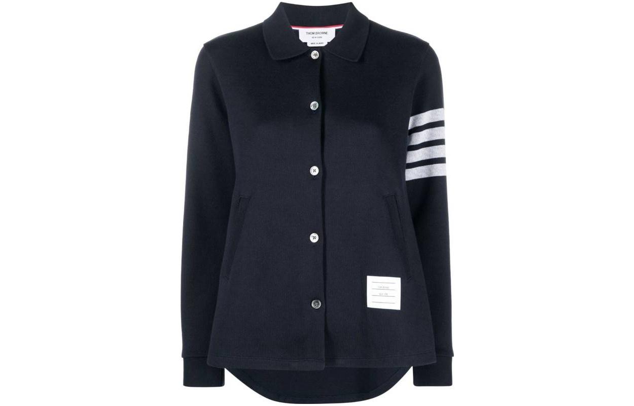 Order (W) THOM BROWNE 深藍色長袖襯衫 FJT274A07545