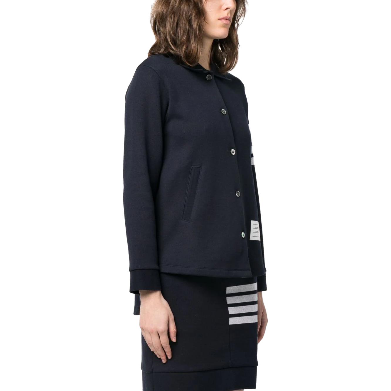 Purchase (W) THOM BROWNE 深藍色長袖襯衫 FJT274A07545