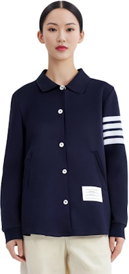 (W) THOM BROWNE 深藍色長袖襯衫 FJT274A07545 Details for (W) THOM BROWNE 深藍色長袖襯衫 FJT274A07545