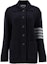Buy (W) Thom Browne Navy Blue Sweater Berjalur Berkolar Pullover. FKJ097A-Y1019-415