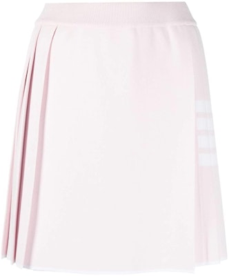 (W) Thom Browne 學院風4條紋百褶迷你裙 休閒短裙 FKK109AY5501-680 Order (W) Thom Browne 學院風4條紋百褶迷你裙 休閒短裙 FKK109AY5501-680