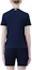 Lookbook (W) Thom Browne Kaos Crewneck Lengan Pendek Navy SS24 FJS166E-J0058-415