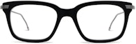 Lookbook (W) Thom Browne 長方形醋酸光學鏡框 黑色多彩設計 UEO701A004