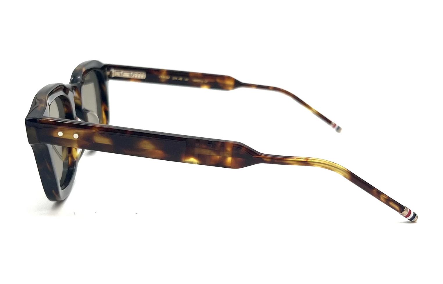 Shop (W) トムブラウン 長方形 アセテート サングラス トータスシェル ブラウン UES412AG0002215