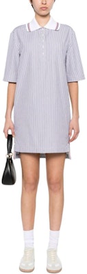(W) トムブラウン 半袖ストライプボタンアップミニワンピース ブルー FDSE68A-F0577-415 Lookbook (W) トムブラウン 半袖ストライプボタンアップミニワンピース ブルー FDSE68A-F0577-415