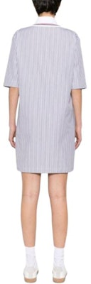 (W) トムブラウン 半袖ストライプボタンアップミニワンピース ブルー FDSE68A-F0577-415 Shop (W) トムブラウン 半袖ストライプボタンアップミニワンピース ブルー FDSE68A-F0577-415
