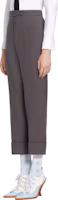 Purchase (W) Thom Browne Pantalones Casuales Gris Oscuro con Raya Lateral. FTC337-H07684-025