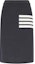Buy (W) Falda Ajustada de Punto Gris 4-Bar Stripes de Thom Browne FKK061-A00014-025