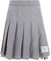 (Women) Thom Browne Solid Pleated Mini Skirt. FJK066A-08072-055 (Women) Thom Browne Solid Pleated Mini Skirt. FJK066A-08072-055