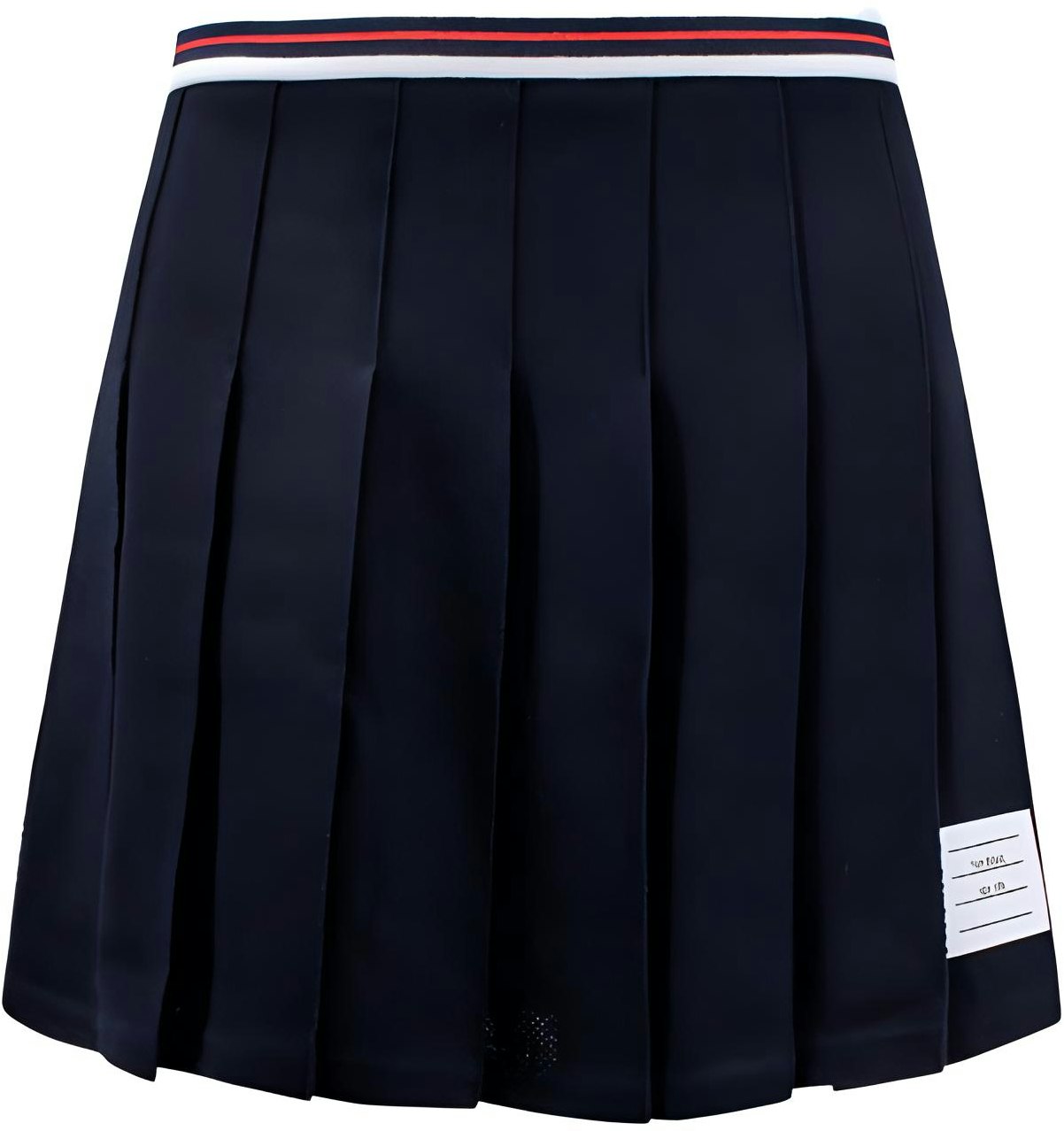 women-thom-browne-solid-striped-pleated-casual-skirt-navy-blue-fjk-098-a-j0082-415