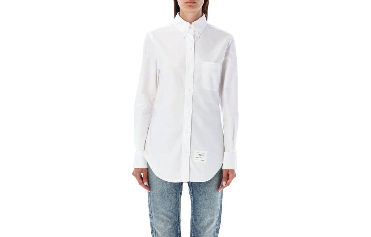 Order (W) THOM BROWNE Kemeja Putih Polos FLL005EF0313100