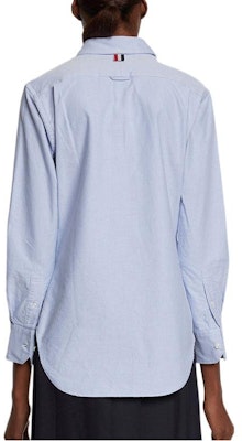 (W) 톰브라운 SS22 싱글브레스트 긴소매 셔츠 블루 FLL005E-06177-480 Lookbook (W) 톰브라운 SS22 싱글브레스트 긴소매 셔츠 블루 FLL005E-06177-480