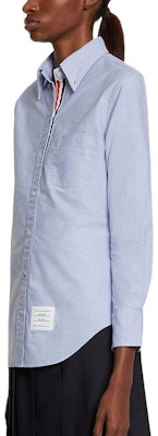 (W) 톰브라운 SS22 싱글브레스트 긴소매 셔츠 블루 FLL005E-06177-480 Shop (W) 톰브라운 SS22 싱글브레스트 긴소매 셔츠 블루 FLL005E-06177-480