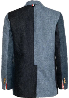 (W) 汤姆布朗 SS23 拼色单排扣西装外套 FBC334F-05385-415 Lookbook (W) 汤姆布朗 SS23 拼色单排扣西装外套 FBC334F-05385-415