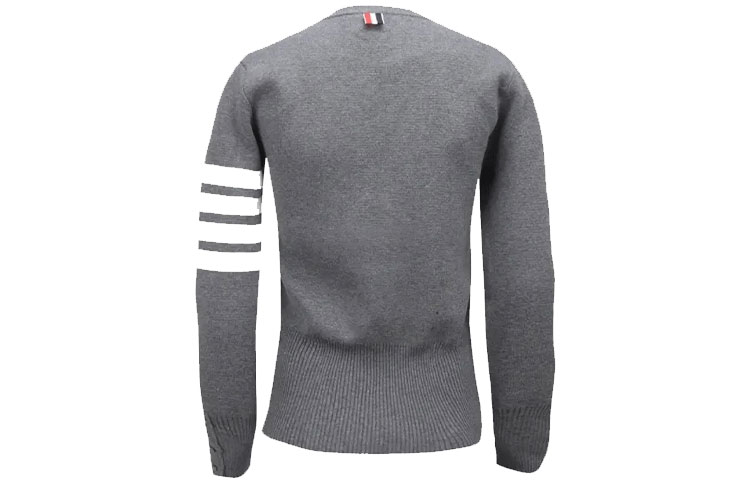 (Women) Thom Browne  Striped Crewneck Knit Sweater - Grey FKA239A-00219-035 圖 3
