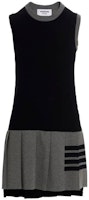 (Women) Thom Browne Striped Detail Sleeveless Crewneck Dress FKD135F-Y3007-055 (Women) Thom Browne Striped Detail Sleeveless Crewneck Dress FKD135F-Y3007-055