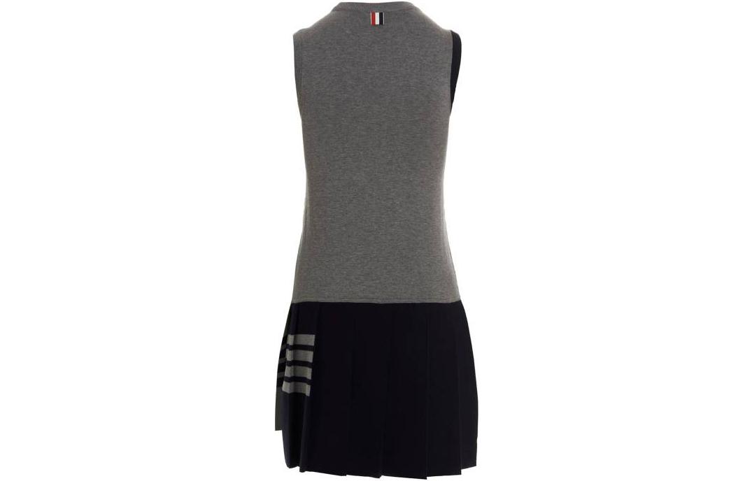 Lookbook (W) トムブラウン ストライプ ディテール ノースリーブ クルーネック ドレス FKD135F-Y3007-055