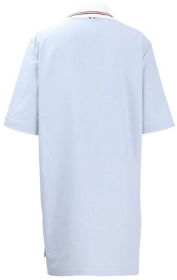 (W) トム ブラウン ストライプ柄 ボタンダウン半袖ドレス ライトブルー FDSE68E-E0908-480 Lookbook (W) トム ブラウン ストライプ柄 ボタンダウン半袖ドレス ライトブルー FDSE68E-E0908-480