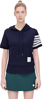 Shop (W) 톰 브라운 스트라이프 스웨트셔츠 블루 FJT273A07545415