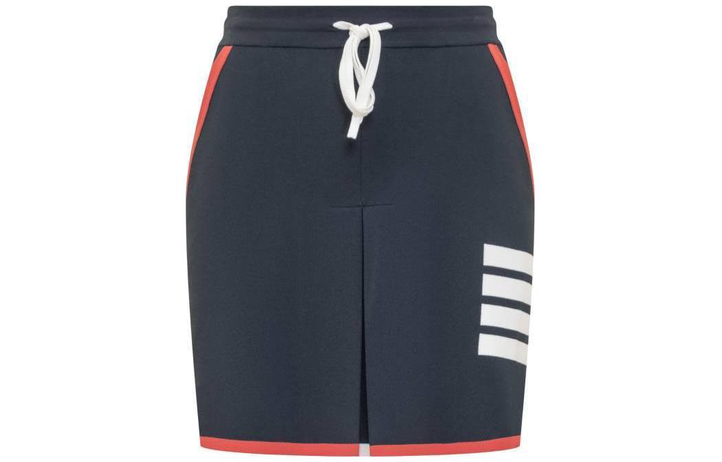 Order (W) Falda Midi Casual Azul con Abertura y Rayas de Thom Browne. FKK122A-Y5502-415