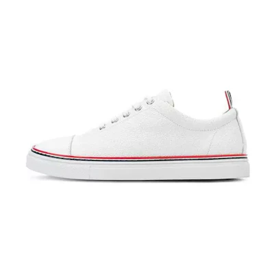 (W) Thom Browne 'White Leather CMFT'