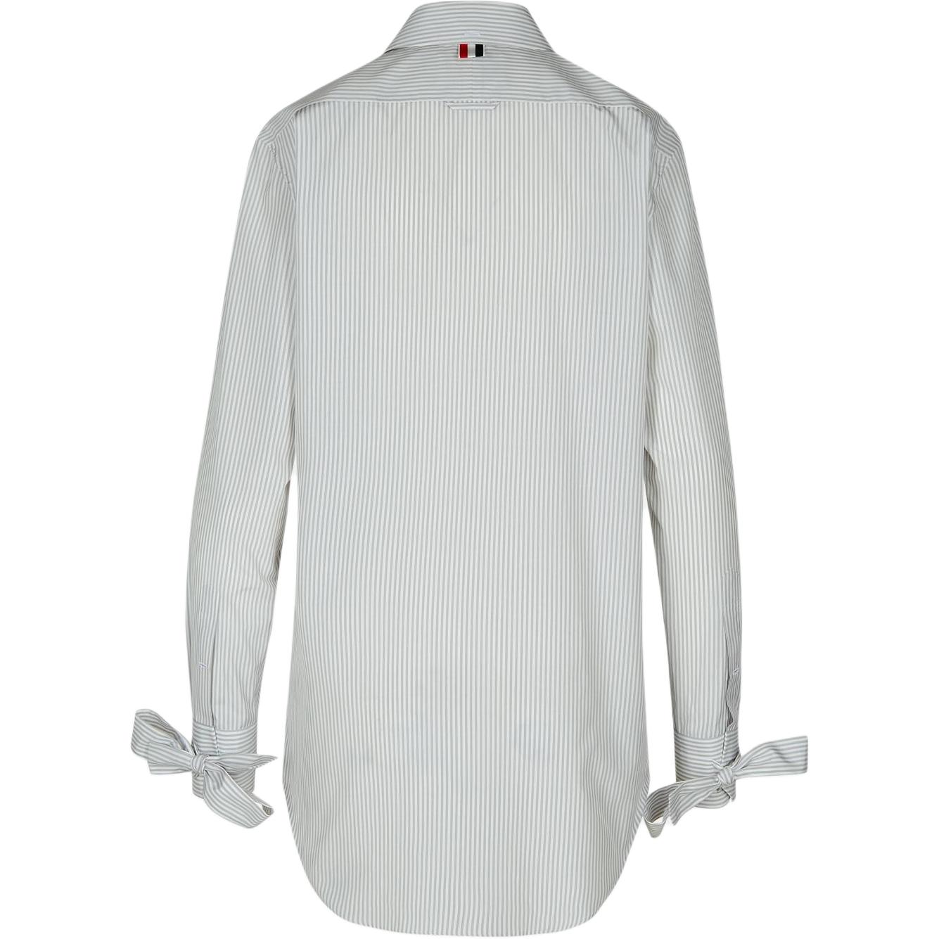 (Women) Thom Browne  White Long Sleeve Solid Color Button-Down Shirt. FDSE90A-F0743-035 圖 3
