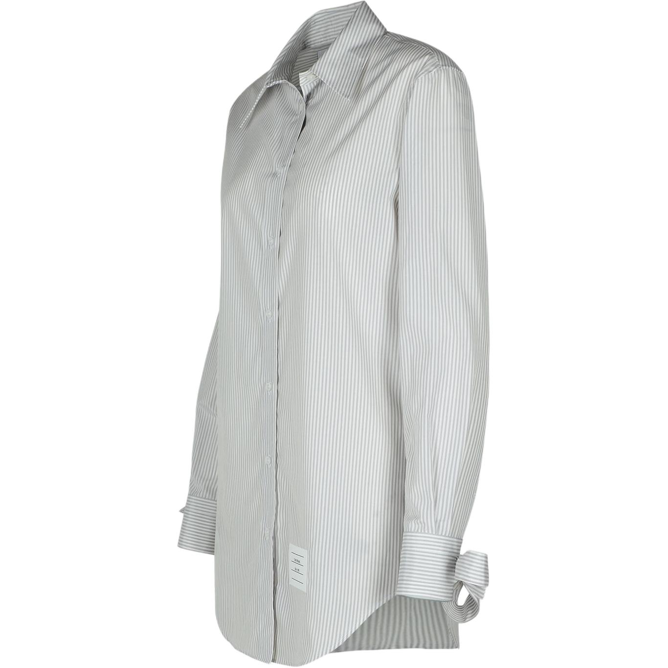 (Women) Thom Browne  White Long Sleeve Solid Color Button-Down Shirt. FDSE90A-F0743-035 圖 4