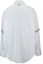Lookbook (Women) THOM BROWNE White RWB Striped Satin Point Collar Long Sleeve Shirt. FLL079E-06177-100
