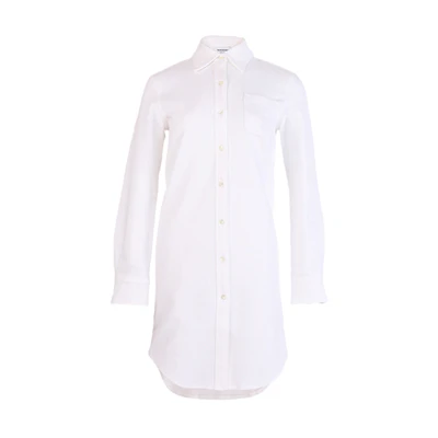 (Women) THOM BROWNE A-Line Long Sleeve Shirt Dress FJD069A-06768-100