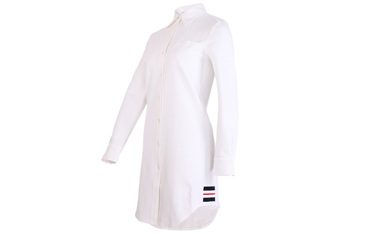 Shop (W) 汤姆布朗A字版长袖衬衫连衣裙 FJD069A-06768-100