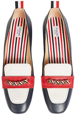 (Women) Thom Browne Block Heel 'Navy Triple-Stripe' FFH197B00198960 Shop (Women) Thom Browne Block Heel 'Navy Triple-Stripe' FFH197B00198960