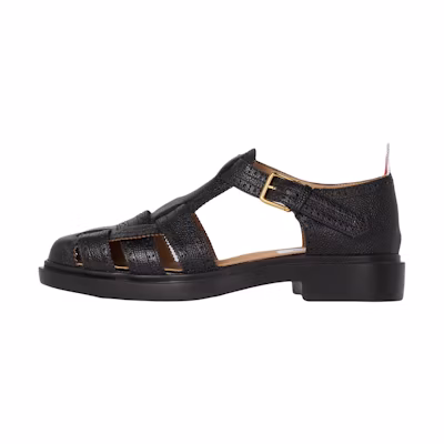 (W) Thom Browne Brogue 'Pebble Grain Black'