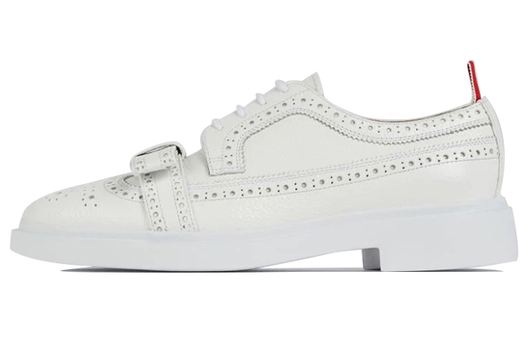 (Women) Thom Browne Brogue Longwing 'White Bow' FFO011A00198100