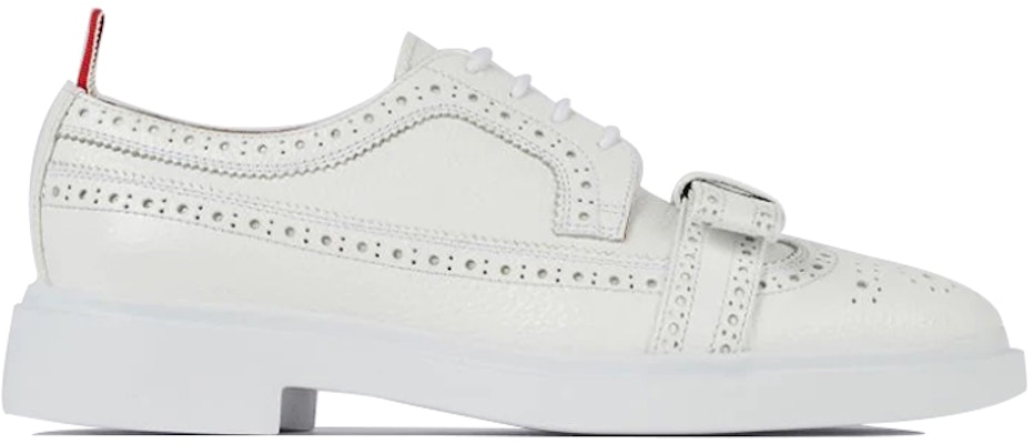 (Women) Thom Browne Brogue Longwing 'White Bow' FFO011A00198100 Order (Women) Thom Browne Brogue Longwing 'White Bow' FFO011A00198100