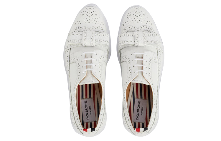 Shop (W) トムブラウン ホワイトボウ ブローグ ロングウィング FFO011A00198100